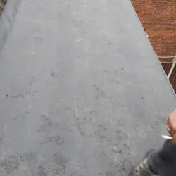 New rubber flat roof the West Midlands